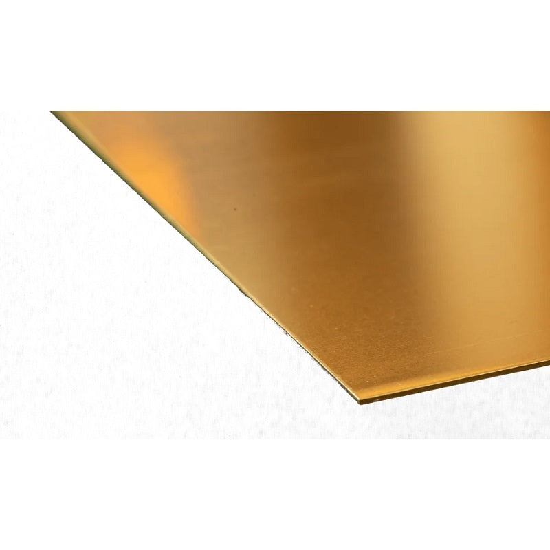 K&S Brass Sheet: 0.032" Thick x 6" Wide x 12" Long (1 Piece)