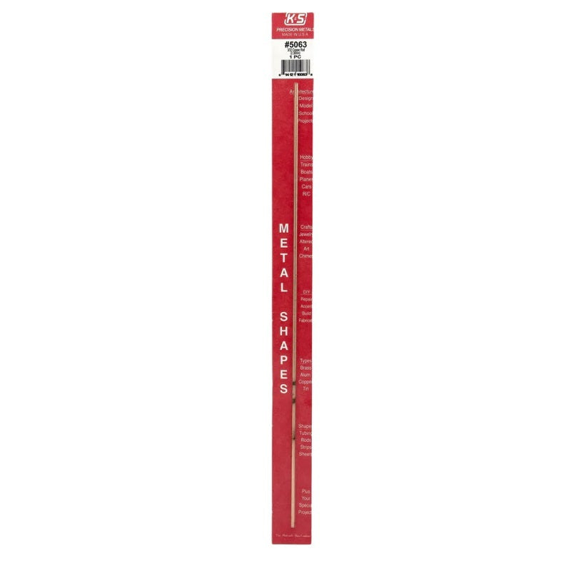 K&S Round Copper Rod: 3/32" OD x 12" Long (1 Piece)