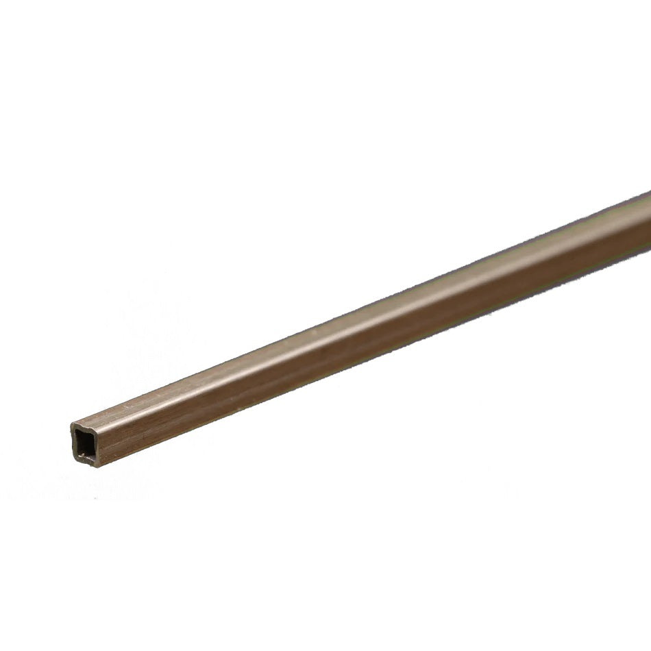 K&S 83010 SQUARE ALUMINUM TUBE .014 WALL (12IN LENGTHS) 3/32IN (1 TUBE)