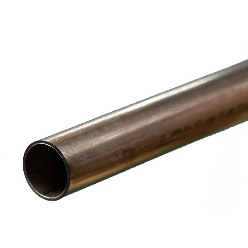 K&S 87123 ROUND STAINLESS STEEL TUBE .028 WALL (12IN LENGTHS) 1/2IN