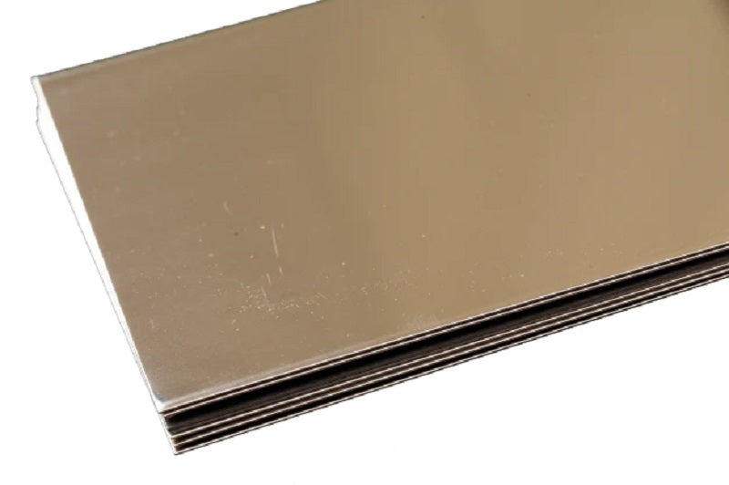 K&S 87185 STAINLESS STEEL SHEET (6IN X 12IN) .028IN (1 SHEET PER PACKAGE)