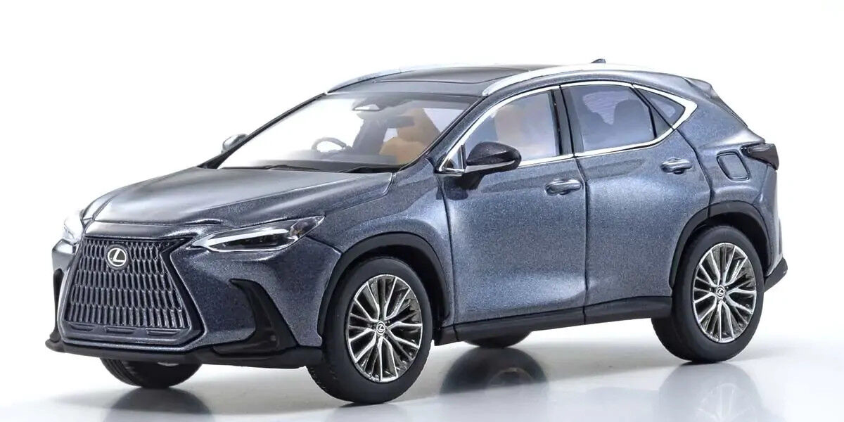 Kyosho 1/43 Lexus NX 450h+ Sonic Chrome Diecast Model Car