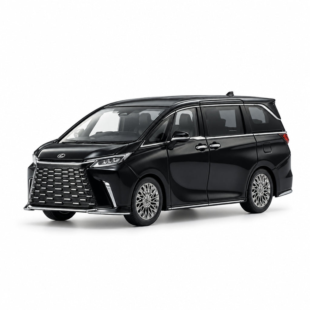Black SUV on white background
