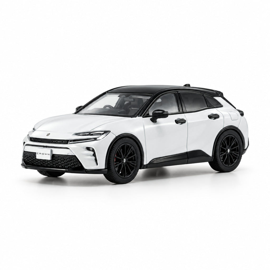 White car white background