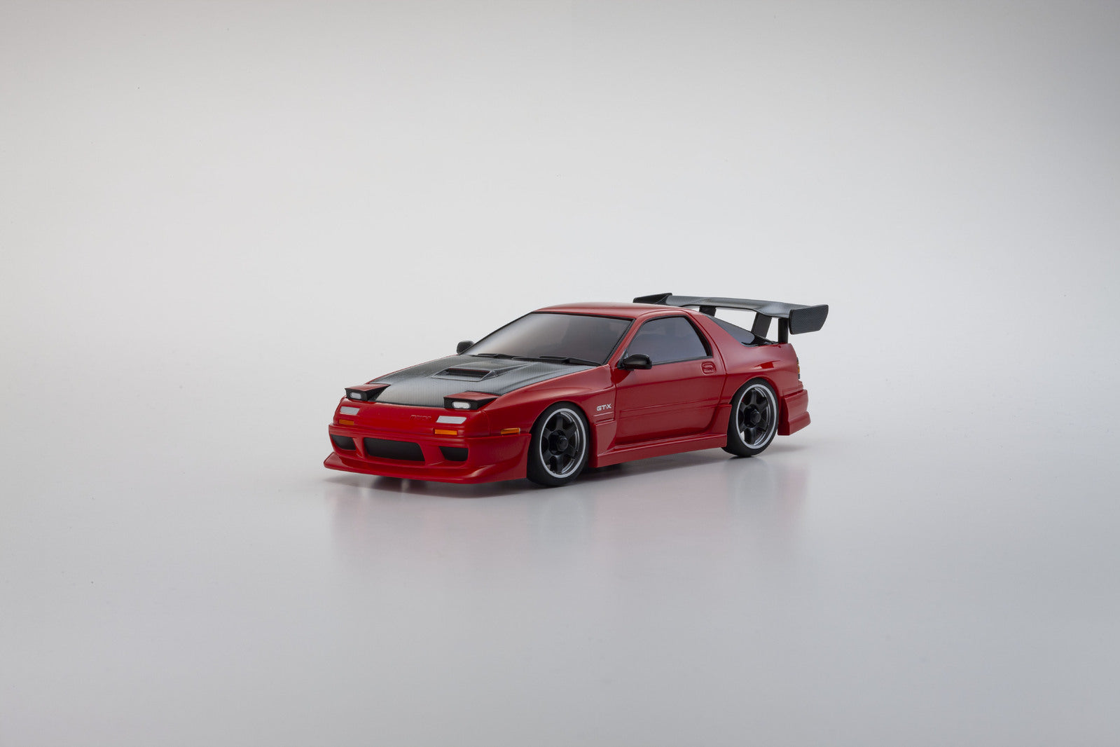 Kyosho Mini-Z Mazda Savnana RX-7 FC3S with Aero Kit and CFRP Hood Red AWD MA-020 Readyset