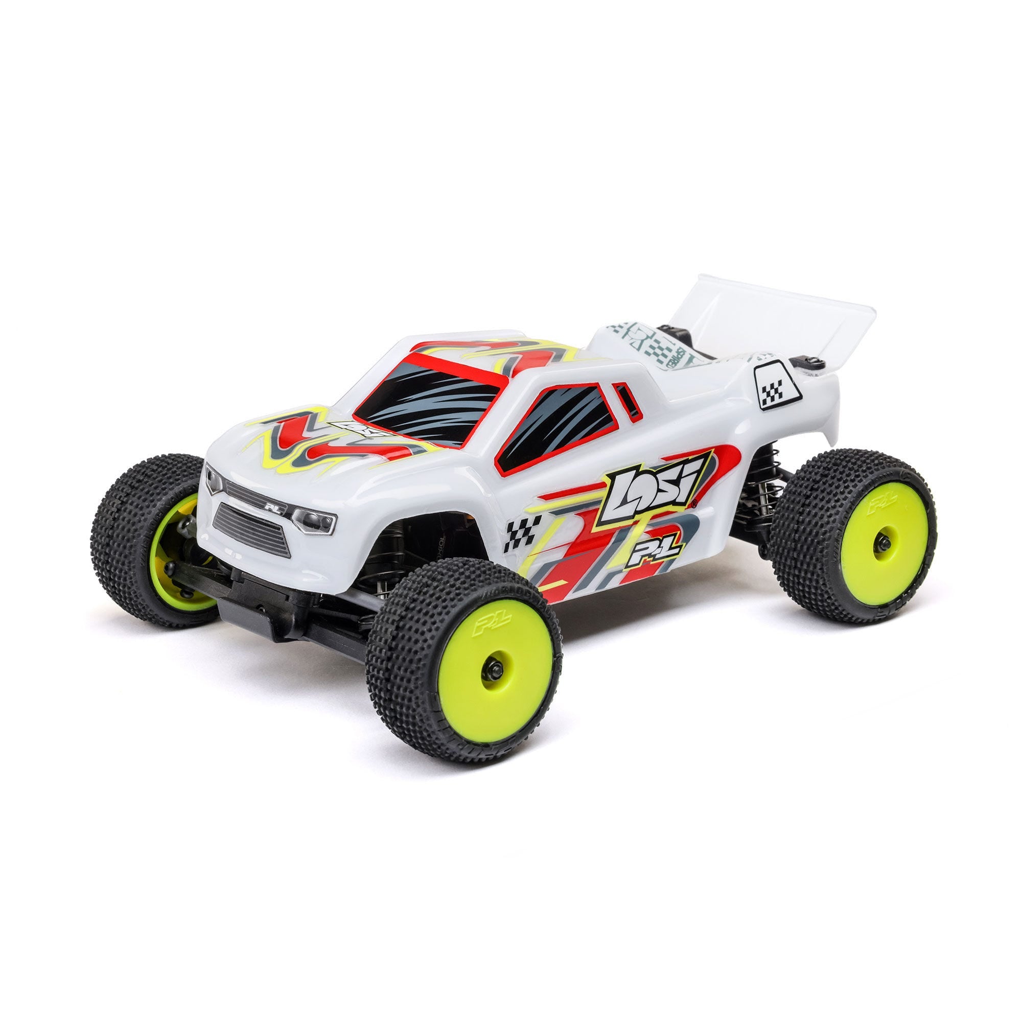 Losi Micro-T 1/28 2WD RC Stadium Truck, RTR, White micro t