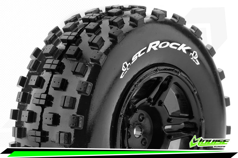 SC-Rock Wheel/Tyre suit Traxxas Rear - [Sunshine-Coast] - Louise World - [RC-Car] - [Scale-Model]