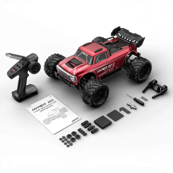 MJX HyperGo 10210 1/10 4WD Brushless RC Truck (Includes Battery & Charger)