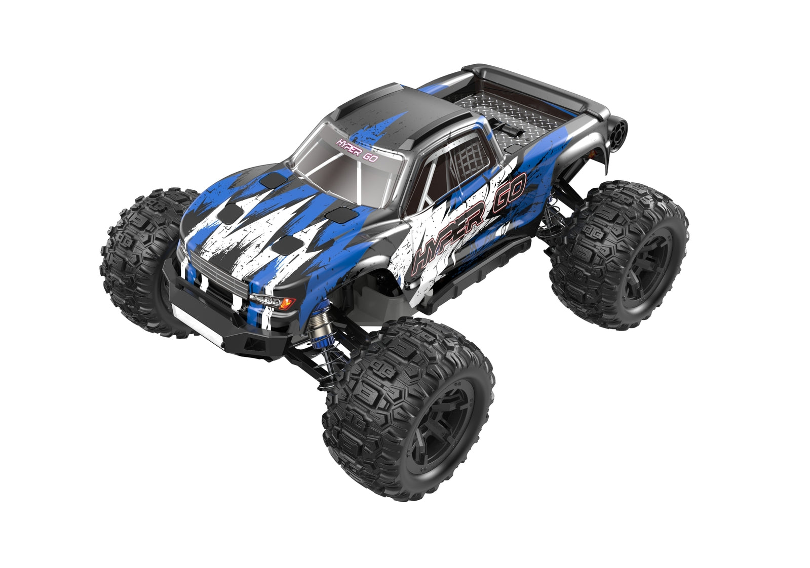 MJX 1/16 RTR Brushed RC Monster Truck with GPS (Blue) [H16H-1] - [Sunshine-Coast] - MJX - [RC-Car] - [Scale-Model]