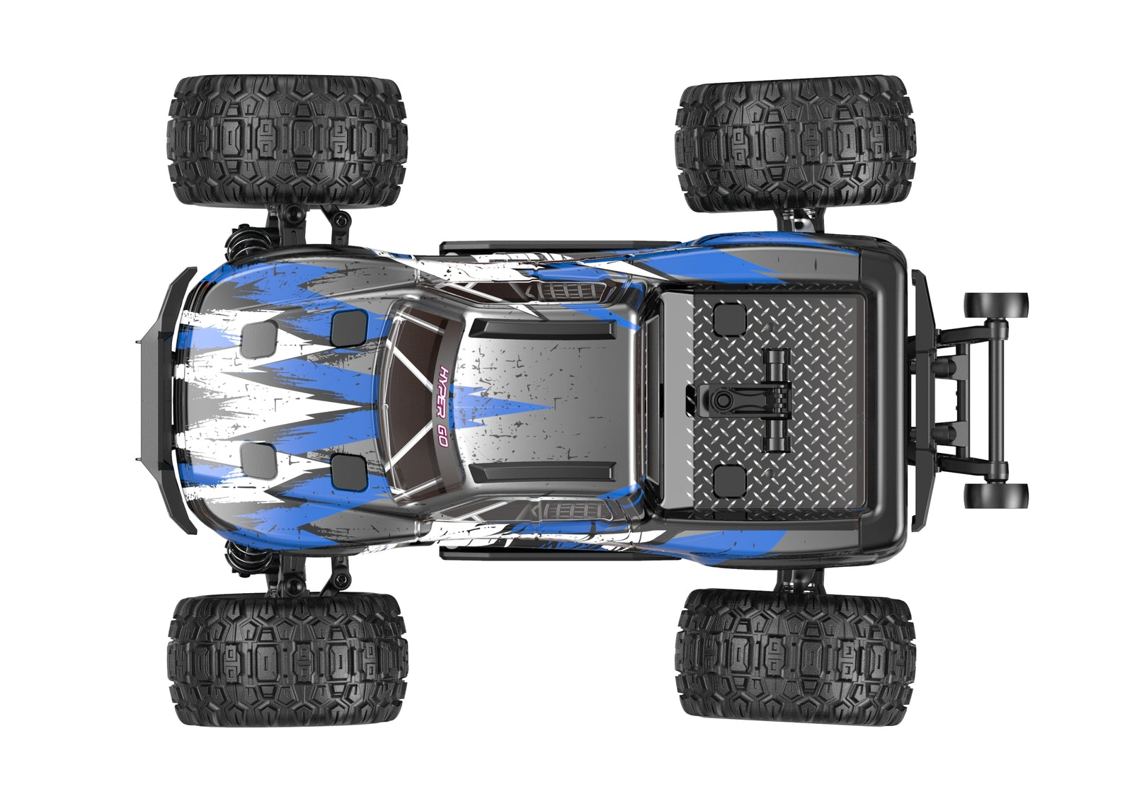 MJX 1/16 RTR Brushed RC Monster Truck with GPS (Blue) [H16H-1] - [Sunshine-Coast] - MJX - [RC-Car] - [Scale-Model]