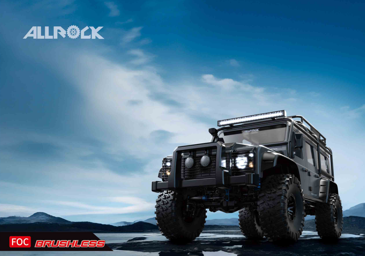 MJX 1/8 ALLROCK 4WD Brushless RC Crawler