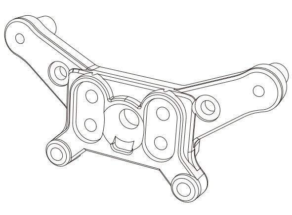 MJX FRONT SHOCK TOWER [14170B] - [Sunshine-Coast] - MJX - [RC-Car] - [Scale-Model]