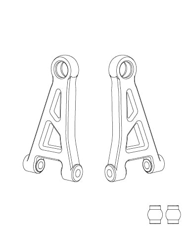 MJX Front Upper Suspension Arms (Including Ball Head) [14210] - [Sunshine-Coast] - MJX - [RC-Car] - [Scale-Model]