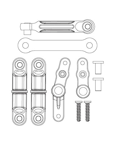 MJX Hyper Go 14301 14302 Steering Assembly Set - 14430