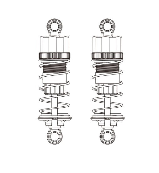 MJX Front Oil-Filled Shock Absorber - [Sunshine-Coast] - MJX - [RC-Car] - [Scale-Model]