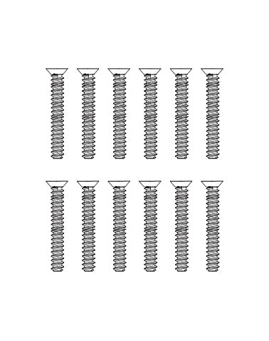 MJX COUNTERSUNK FLAT HEAD SCREWS (12PCS) [M261545] - [Sunshine-Coast] - MJX - [RC-Car] - [Scale-Model]