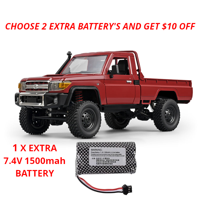 MN Model 1/12 Toyota LC79 4WD RC Crawler RTR upgrade Battery Bundle - [Sunshine-Coast] - Techtonic Hobbies - [RC-Car] - [Scale-Model]