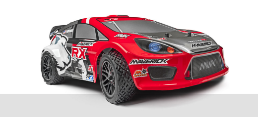 Maverick Strada Red RX 1/10 4WD Brushless Electric Rally Car [MV12627]