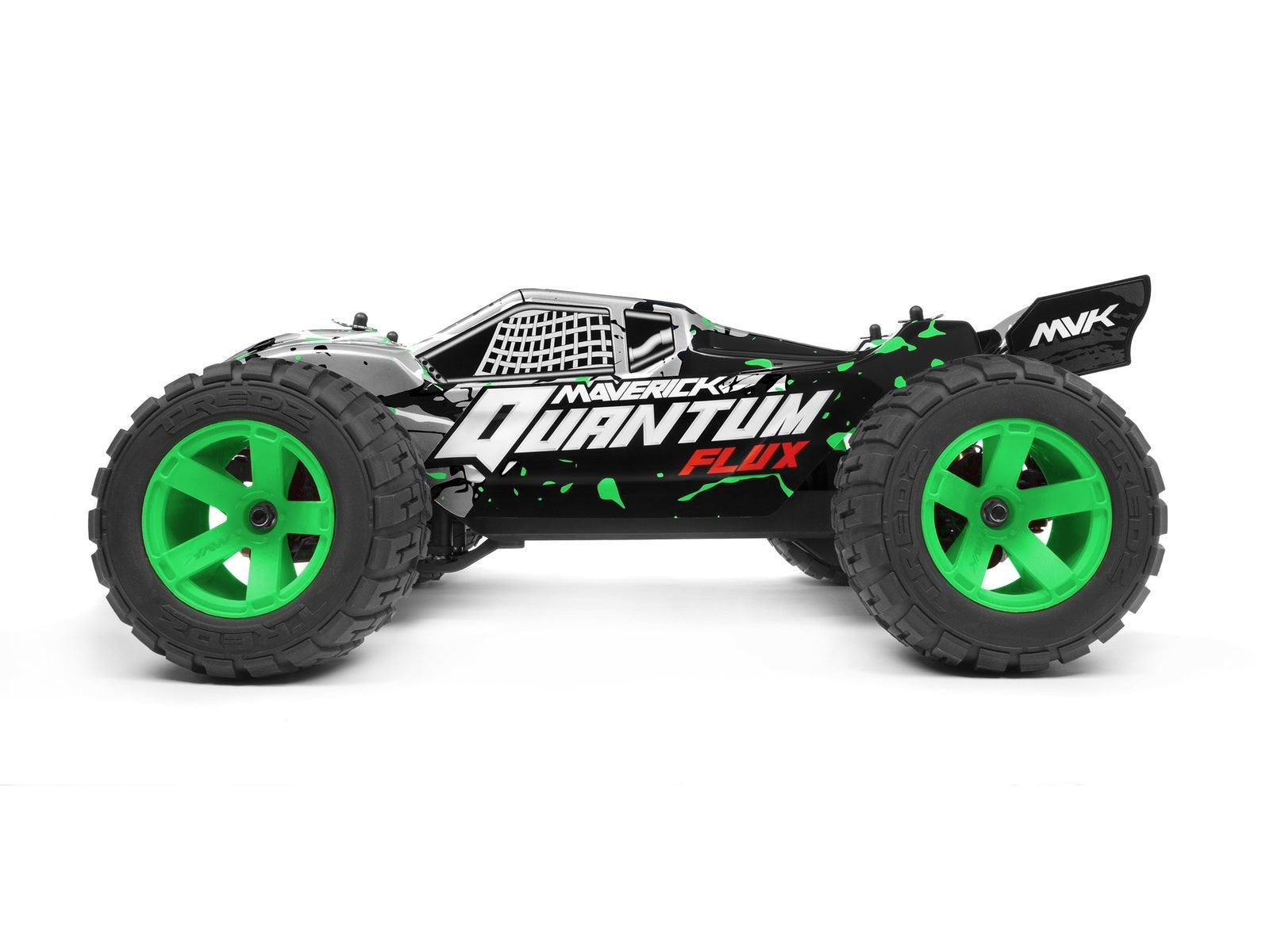 Maverick Quantum XT 1/10 4WD Flux 80A Brushless Electric Truggy (Silver/Green) [150208] - [Sunshine-Coast] - Maverick - [RC-Car] - [Scale-Model]