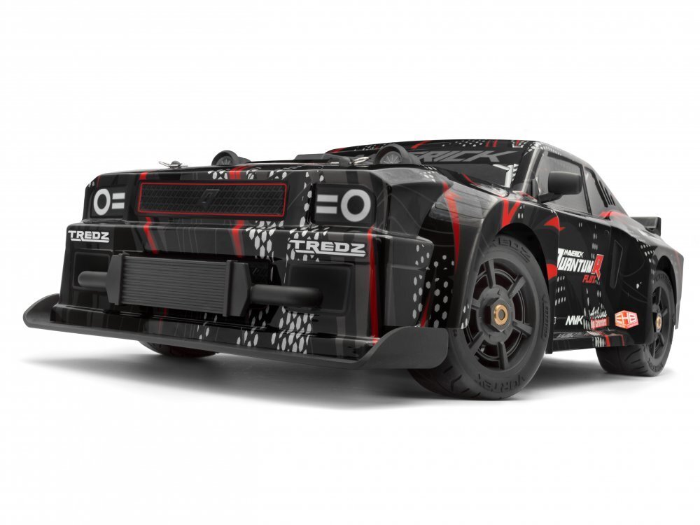 Maverick QuantumR Flux 4S 1/8 4WD Muscle Car - Black/Red [150350]