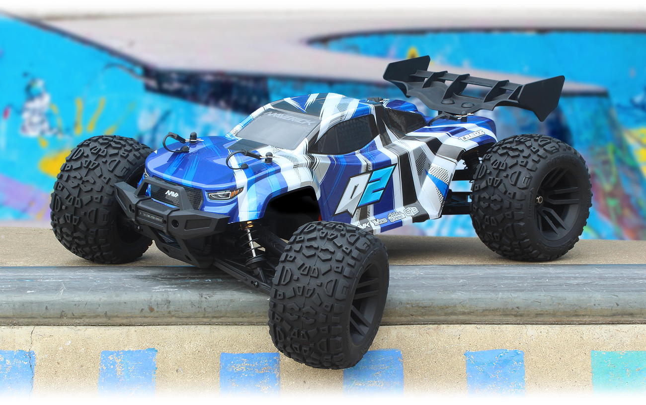 Maverick Quantum2 XT 1/10th Stadium Truck -Blue -  Item No.: MV150402