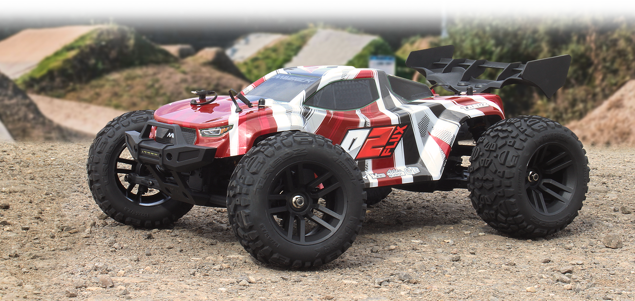 Maverick Quantum2 XT Flux 1/10th Stadium Truck-Red - Item No.: MV150407