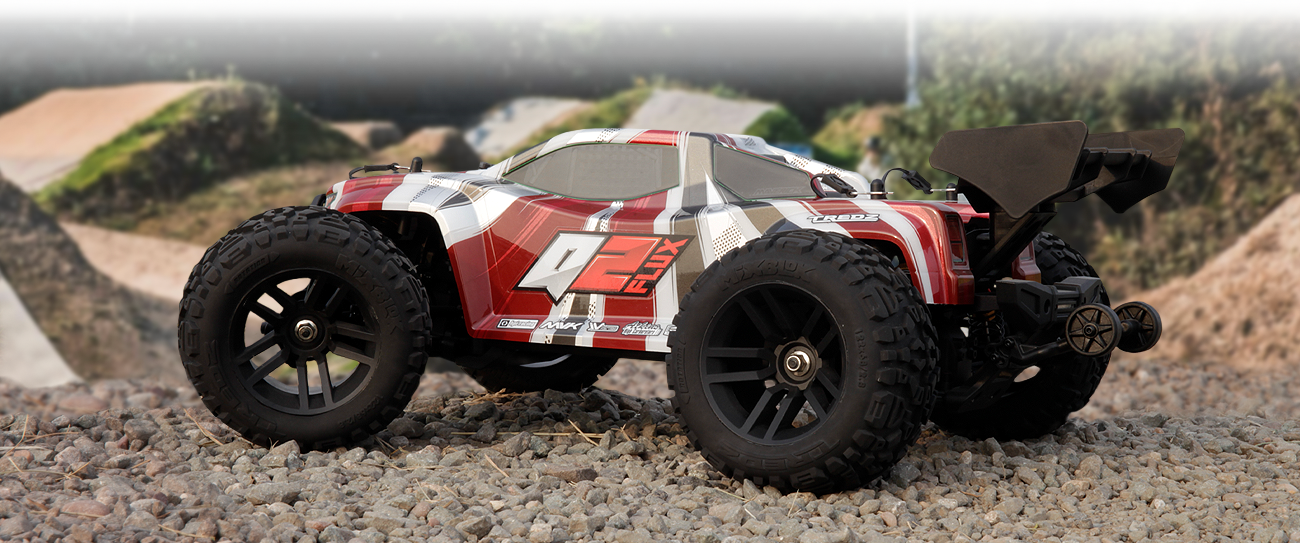 Maverick Quantum2 XT Flux 1/10th Stadium Truck-Red - Item No.: MV150407