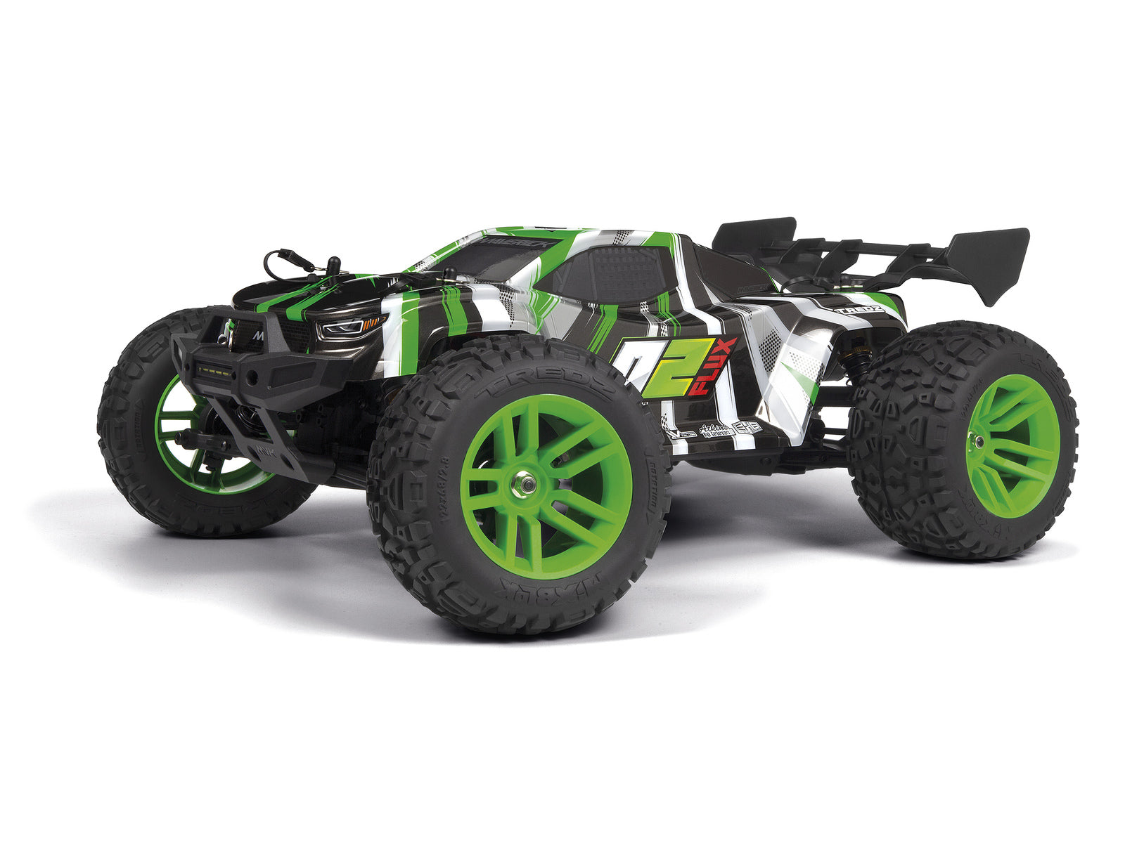 Maverick Quantum2 XT Flux 1/10th Stadium Truck-Green  Item No: MV150408