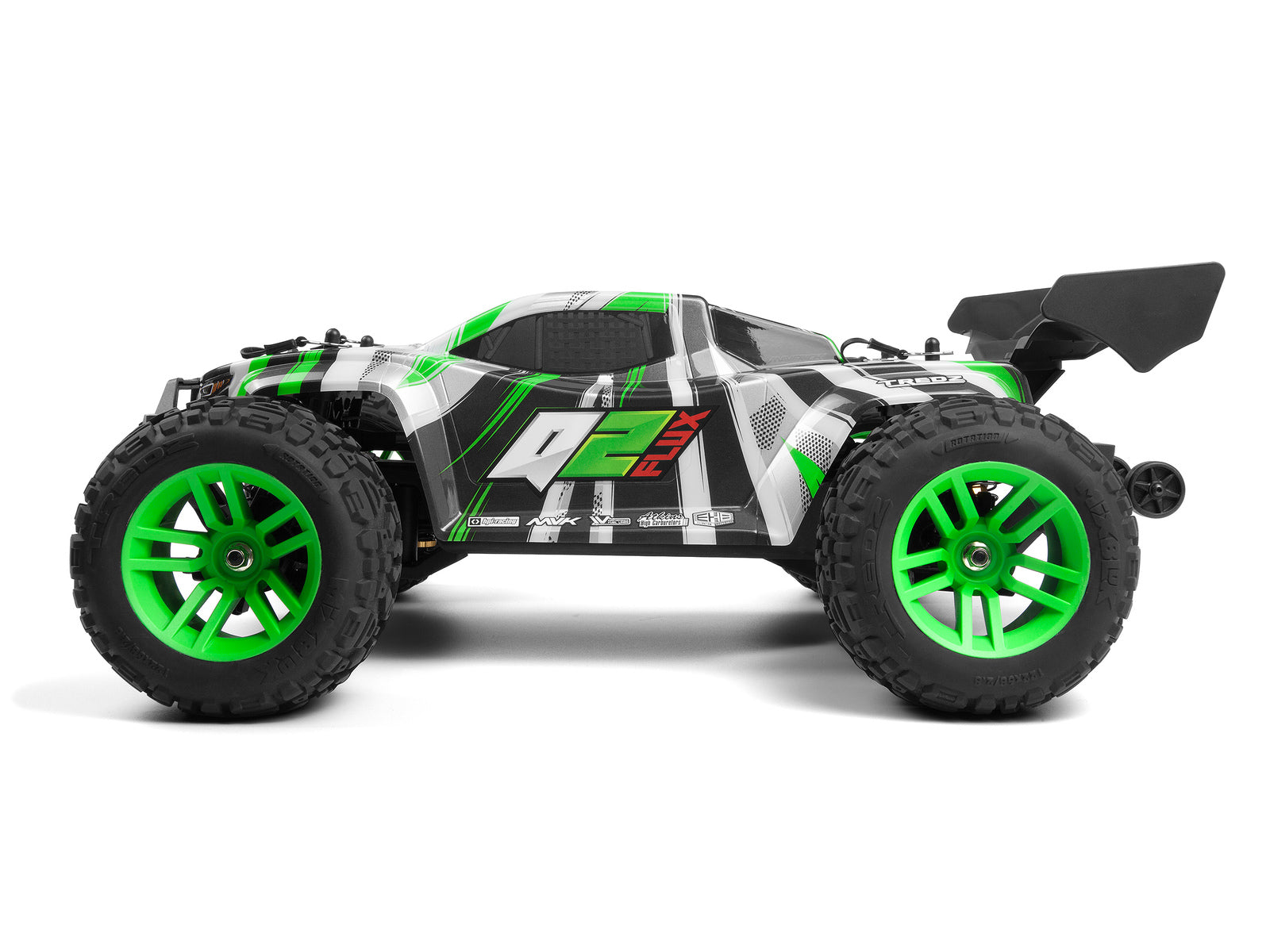 Maverick Quantum2 XT Flux 1/10th Stadium Truck-Green  Item No: MV150408