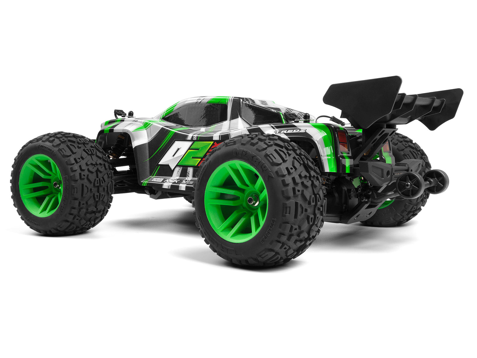 Maverick Quantum2 XT Flux 1/10th Stadium Truck-Green  Item No: MV150408