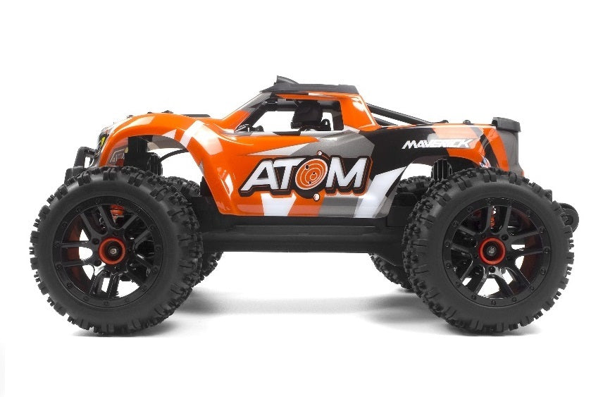 Maverick 1/18 Atom RTR 4WD Electric RC Monster Truck - Orange - [Sunshine-Coast] - Maverick - [RC-Car] - [Scale-Model]