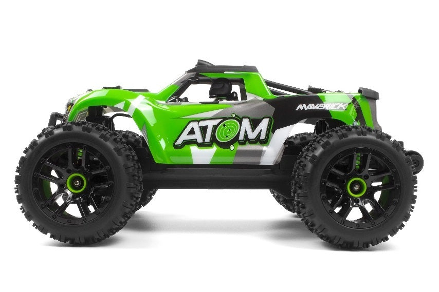Maverick 1/18 Atom RTR 4WD Electric RC Monster Truck - Green - [Sunshine-Coast] - Maverick - [RC-Car] - [Scale-Model]