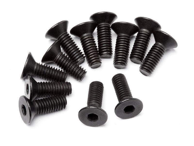 Maverick Flat Head Screw M4X12mm 12 Pcs [MV24071] - [Sunshine-Coast] - Maverick - [RC-Car] - [Scale-Model]