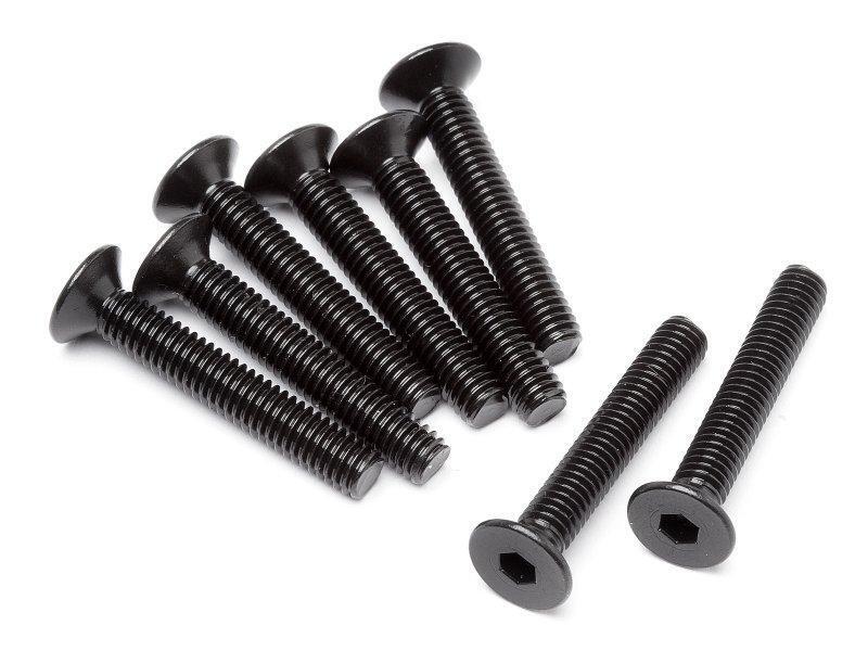 Maverick Flat Head Screw M4X25mm 8 Pcs [MV24074] - [Sunshine-Coast] - Maverick - [RC-Car] - [Scale-Model]