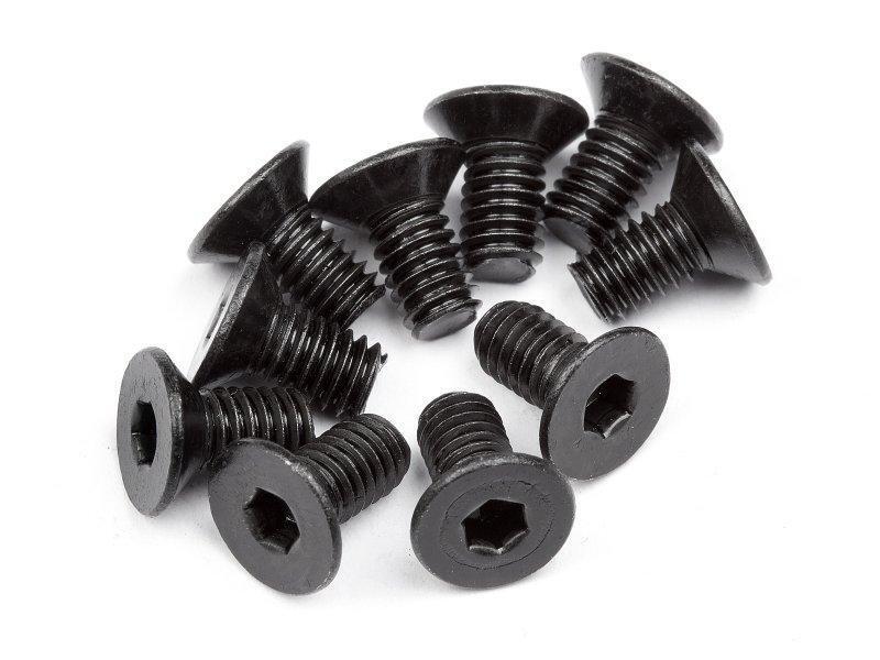 Maverick Flat Head Screw M4x8mm (12 Pcs) [MV27049] - [Sunshine-Coast] - Maverick - [RC-Car] - [Scale-Model]