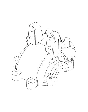 MJX FRONT UPPER GEARBOX COVERS - [Sunshine-Coast] - MJX - [RC-Car] - [Scale-Model]