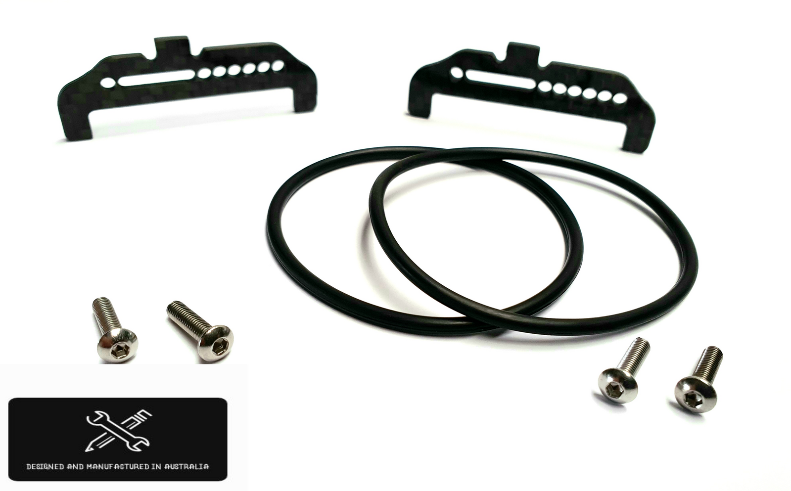 NathoBuilds Carbon O-Ring Battery Strap - B6 Series - [Sunshine-Coast] - Nathobuilds - [RC-Car] - [Scale-Model]