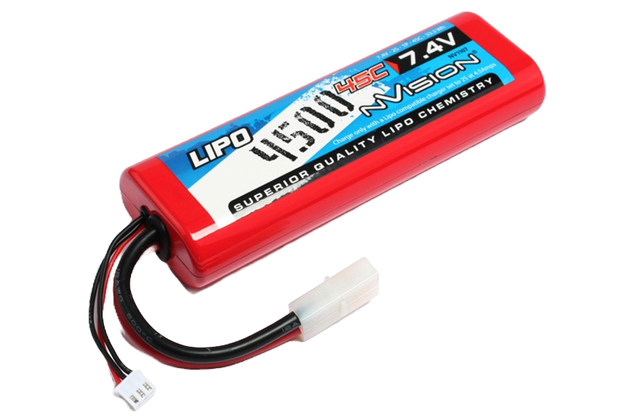 nVision Sport Lipo 4500 45C 7.4V 2S Tamiya