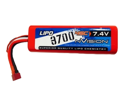 nVision Sport Lipo 3700 45C 7.4V 2S Deans