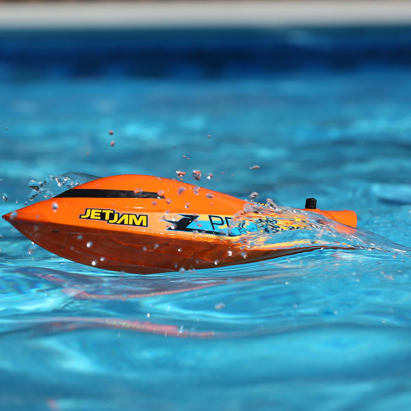 Pro Boat Jet Jam V2 12" Pool Racer RC Boat RTR Orange OR White