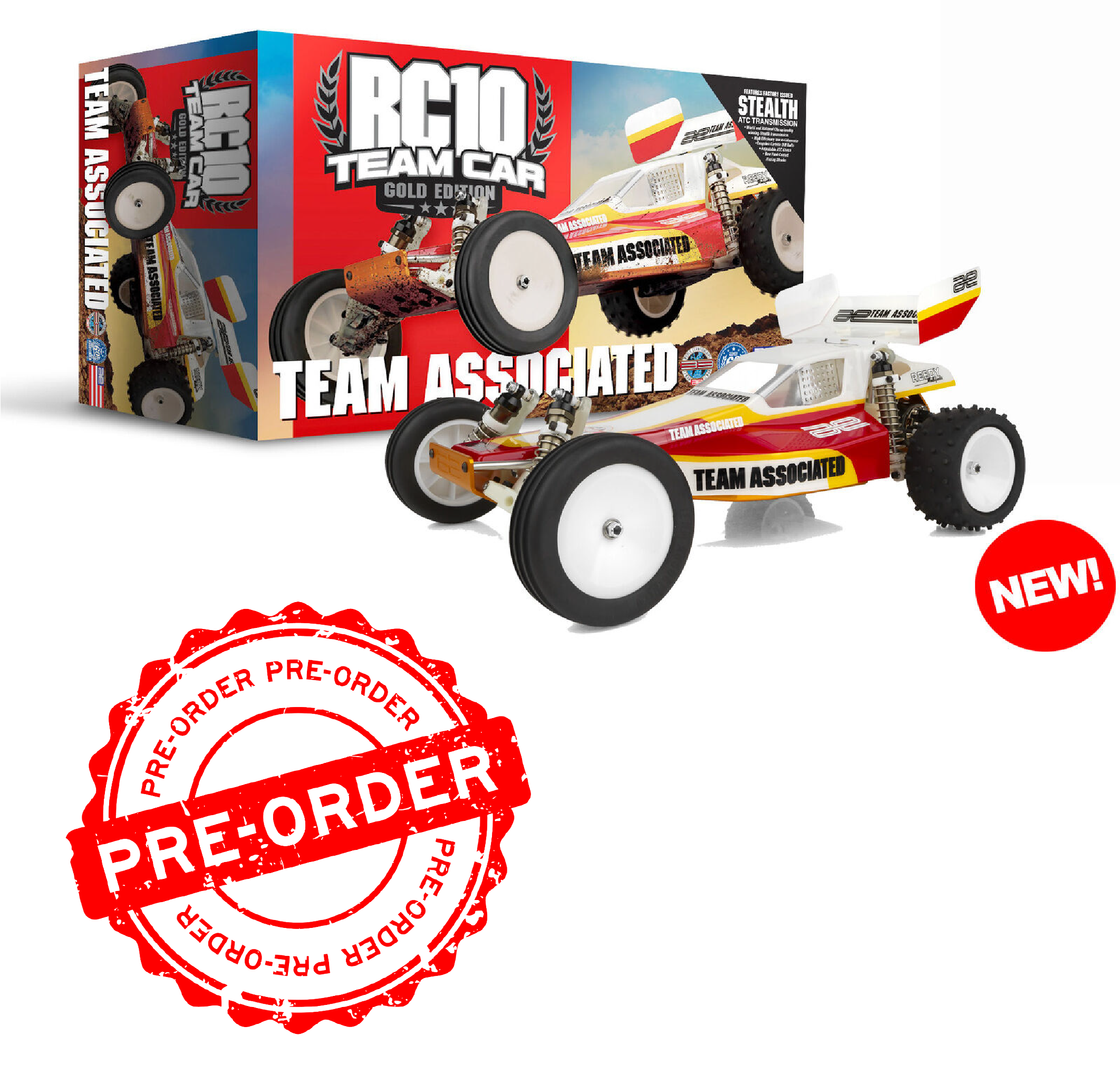 RC10 Team Car Gold Edition Kit - Pre-Order Only