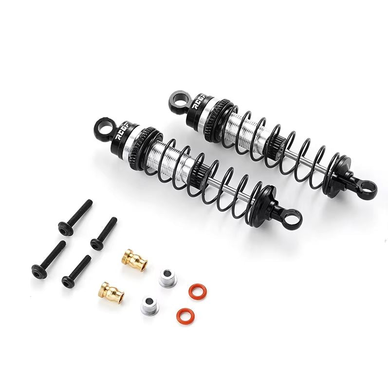 RCGOFOLLOW 55/65MM Alloy Front Shock Absorber Damper Oil Filled Type for Losi 1/16 Mini-B 1/18 Mini-T 2WD