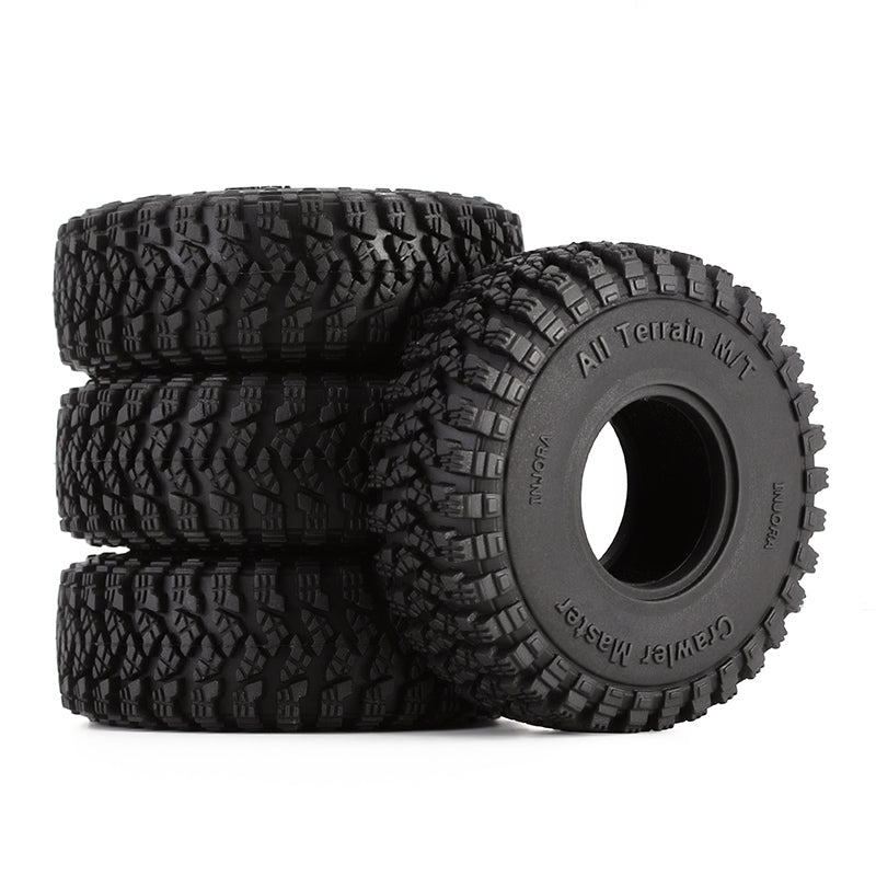 INJORA 1.0" 58*20mm Crawl Master A/T Tires (T1008) (4)