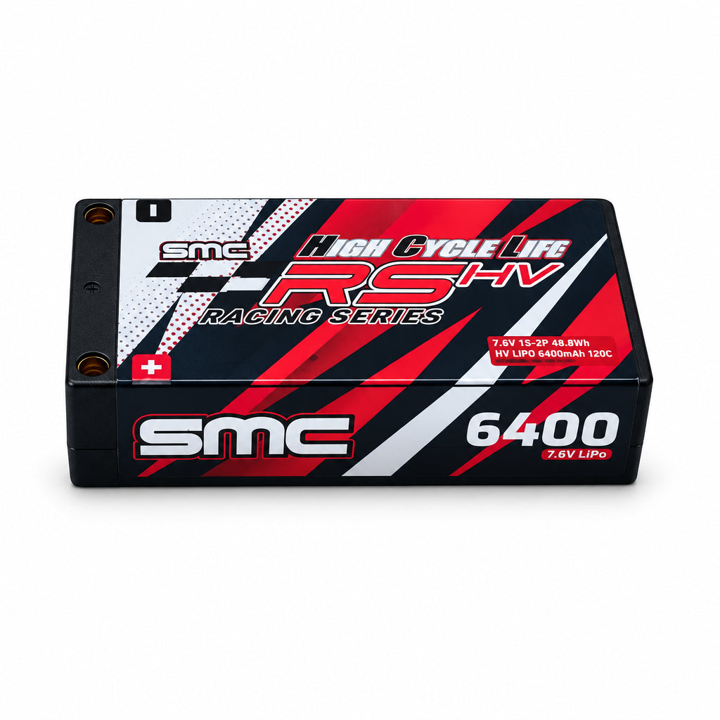 Shorty Pack 2s Lipo Battery - 5mm bullets - white background
