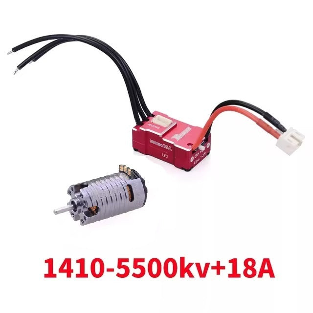 Surpass Rocket V2 Green Mini-z 1410 brushless motor 5500kv w/Red 18A ESC combo set - [Sunshine-Coast] - Surpass Hobby - [RC-Car] - [Scale-Model]