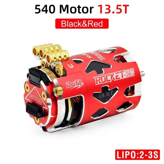 Surpass Rocket-RC THUNDER POWER 540 DRIFT sensored motor Red 10.5T - [Sunshine-Coast] - Surpass Hobby - [RC-Car] - [Scale-Model]