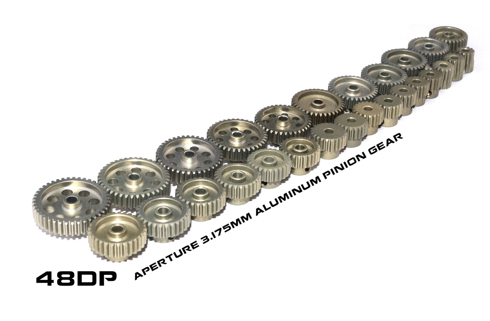 Surpass 37T 48DP pinion gear alloy steel 3.175mm bore For 1/10 cars - [Sunshine-Coast] - Surpass Hobby - [RC-Car] - [Scale-Model]