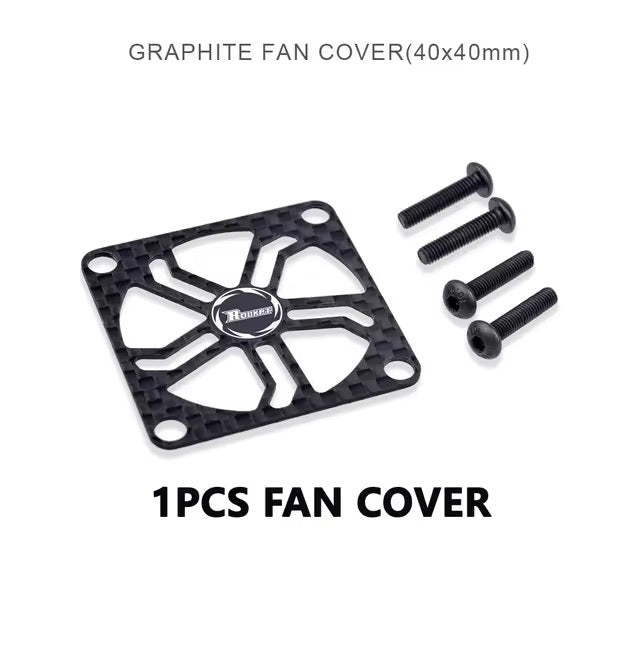 Surpass Double fans + 40mm heatsink Black 8.4V/27000RPM for 1/8 40/42mm motor - [Sunshine-Coast] - Surpass Hobby - [RC-Car] - [Scale-Model]