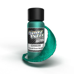 Emerald Green Metallic Airbrush Ready Paint, 2oz Bottle - [Sunshine-Coast] - Spazstix - [RC-Car] - [Scale-Model]