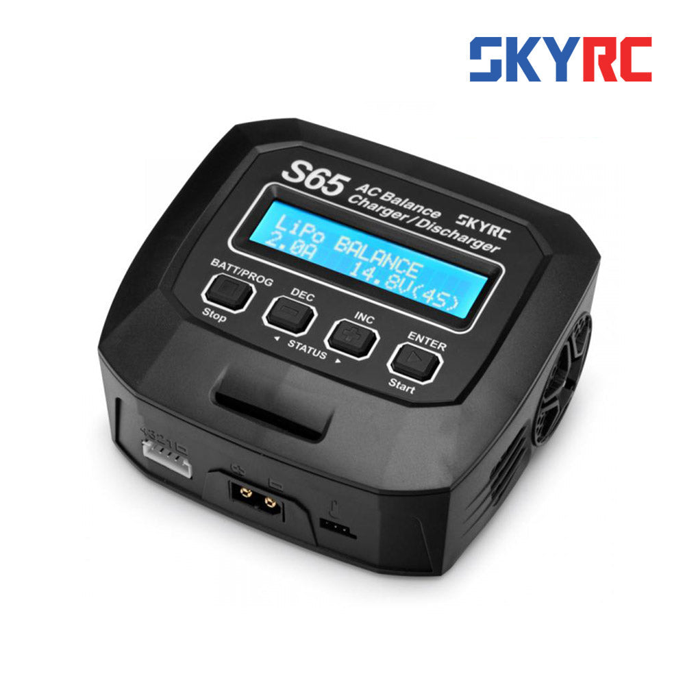 SKYRC S65 AC balance charger on a white background